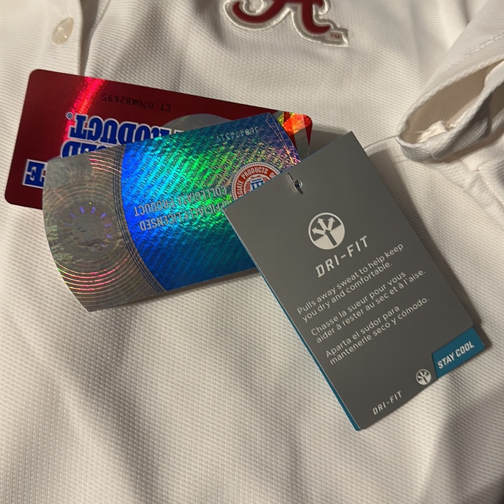 Women’s size small Nike Alabama 3 button polo dri fit polo shirt. - Picture 7 of 12